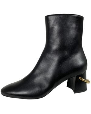 L'Autre Chose Italienische Lederstiefel, Modello: Ldk067.60Wp26151001 - Schwarz