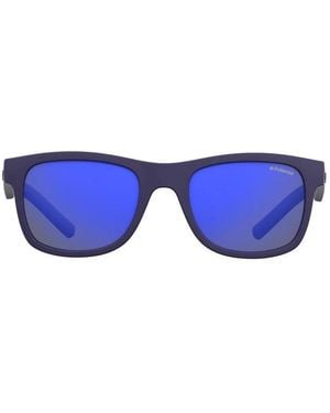 Polaroid Accessoires ,Blauw ,Pld-8020/S-Ciw Wayfarer Zonnebril