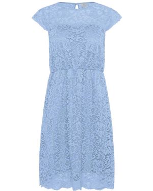 Kaffe Spitzenkleid - Blau