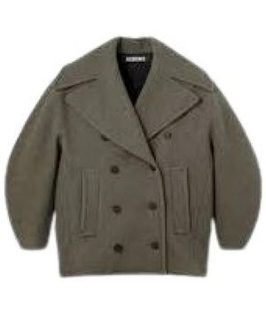 Jacquemus Double-Breasted Coats - Verde