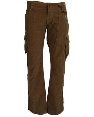 Ermanno Scervino Straight Trousers - Brown
