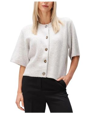 Modström Truien & Vesten ,Grijs ,Katoen Noemd Cardigan