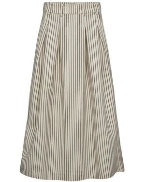 co'couture Midi-Rock - Grau