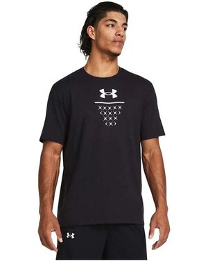 Under Armour Basketball net icon schwarz/weiß shirt