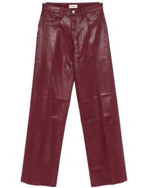 L'Agence Wide Jeans - Rosso