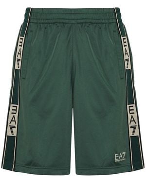 EA7 Korte Broeken ,Groen ,Sweat Shorts Gre