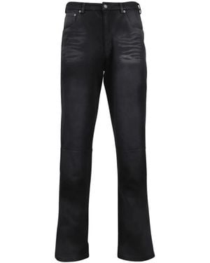 424 Academy Leather Sweat - Schwarz