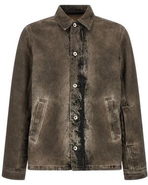 Rick Owens Denim Jackets - Verde
