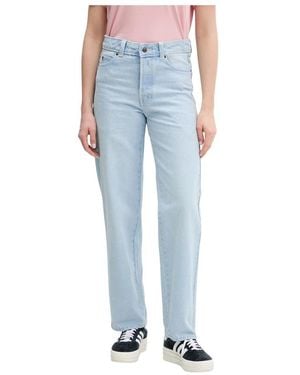 Dickies Jeans ,Blauw ,Katoen Relaxed Straight Jeans