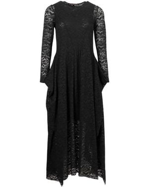 High Maxi Dresses - Black