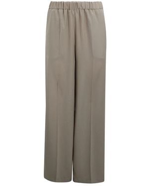 P.A.R.O.S.H. Wide Trousers - Brown