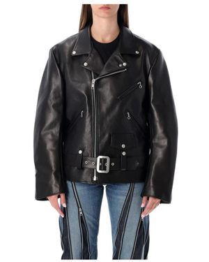 Junya Watanabe Leather Jackets - Negro