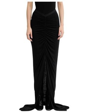 Rick Owens Maxi Skirts - Zwart
