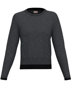 Marella Round-Neck Knitwear - Grigio