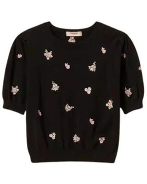 Twinset Round-Neck Knitwear - Nero