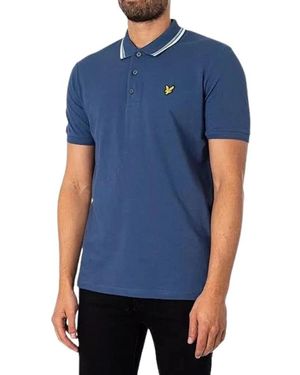 Lyle & Scott Tops ,Blauw ,Katoen Polo Shirt