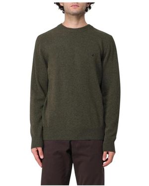 Brooksfield Round-Neck Knitwear - Verde