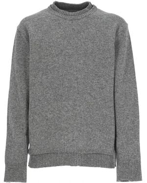 Maison Margiela Round-Neck Knitwear - Grey