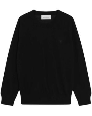Ami Paris Ami De Coeur Crewneck Sweater - Zwart
