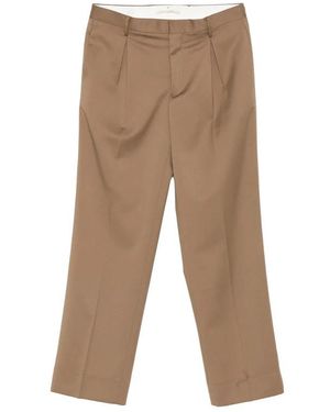 BRIGLIA Suit Trousers - Brown