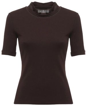 Panicale Katoenen T-Shirt - Zwart