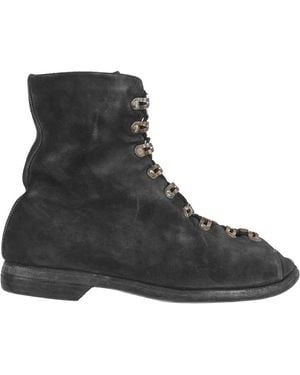 Guidi Lace-Up Boots - Black