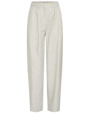Ichi Tapered Trousers - Grey