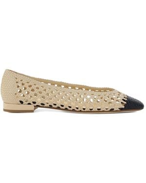 Francesco Russo Ballerina Shoes - Natural