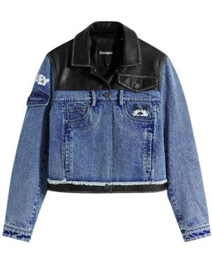 Desigual Denim Jackets - Blue