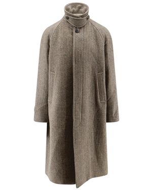 Tonywack Single-Breasted Coats - Brown