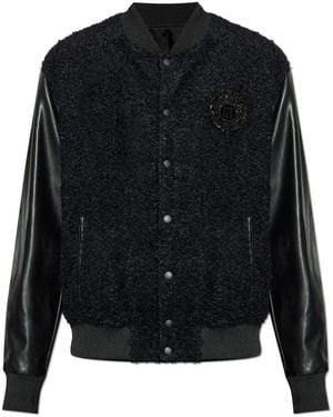 Balmain Bomber Jackets - Black