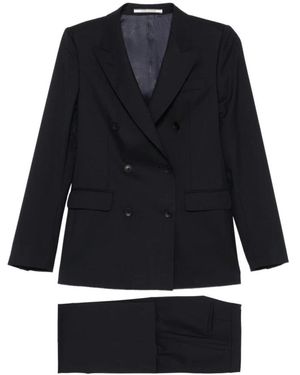 Tagliatore Double Breasted Suits - Negro