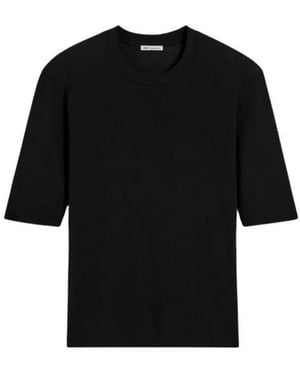 Ami Paris Kurzarm T-Shirt - Schwarz