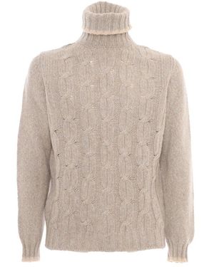 Fedeli Maglia Collo Alto - Natur