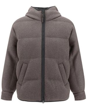 Brunello Cucinelli Down Jackets - Gris
