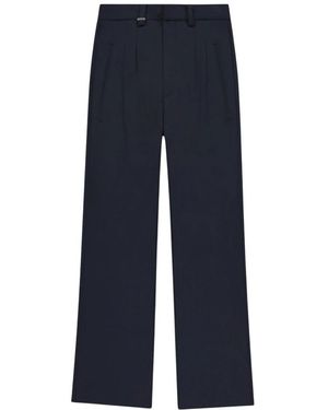 flâneur Wide Trousers - Blu