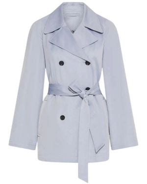 Marella Trench Coats - Blue