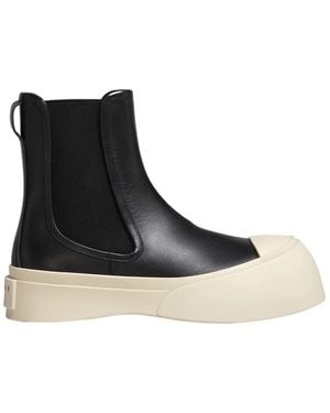 Marni Platform Ankle Boots - Black
