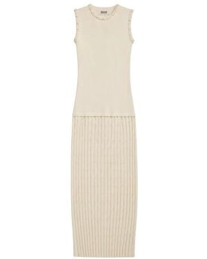 Silvian Heach Knitted Dresses - Neutro