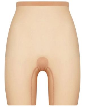 Wolford Ondergoed ,Wol Tulle Control Shorts - Naturel