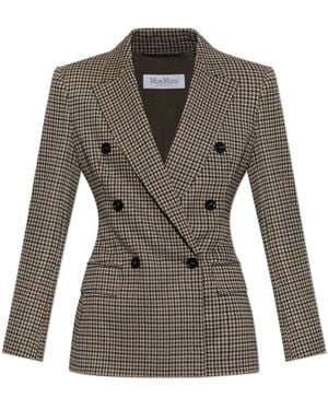 Max Mara Jassen ,Wol Eccelso Blazer - Groen