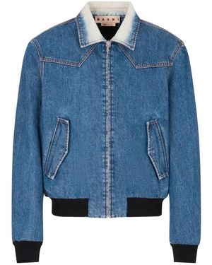Marni Denim Jackets - Blue