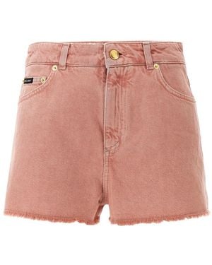 Dolce & Gabbana Denim Shorts - Pink