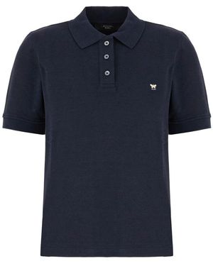 Weekend by Maxmara Klassisches polo-shirt für männer - Blau