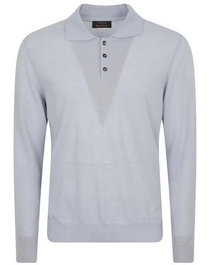 Zanone Flexcashmere Polo - Blauw
