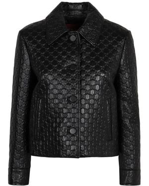 Gucci Leather Jackets - Black