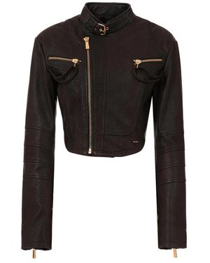 Roberto Cavalli Leather Jackets - Negro