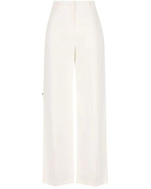 Fendi Technische Canvas Broek - Wit