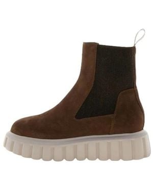 Voile Blanche Chelsea Boots - Brown