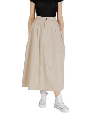 ONLY Midi Skirts - Natural